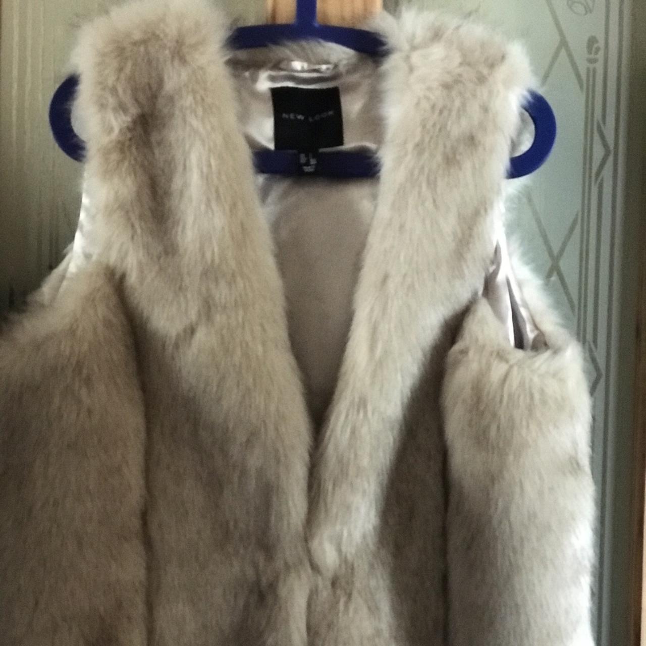 Faux Fur New Look Body Warmer New Look Faux Fur Aviator Jacket In