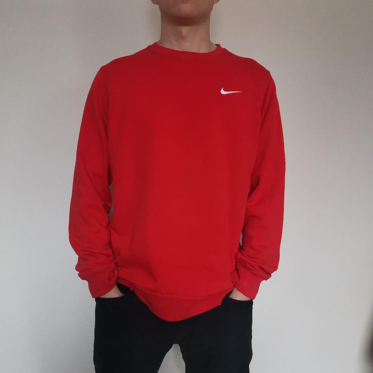 nike jumper red