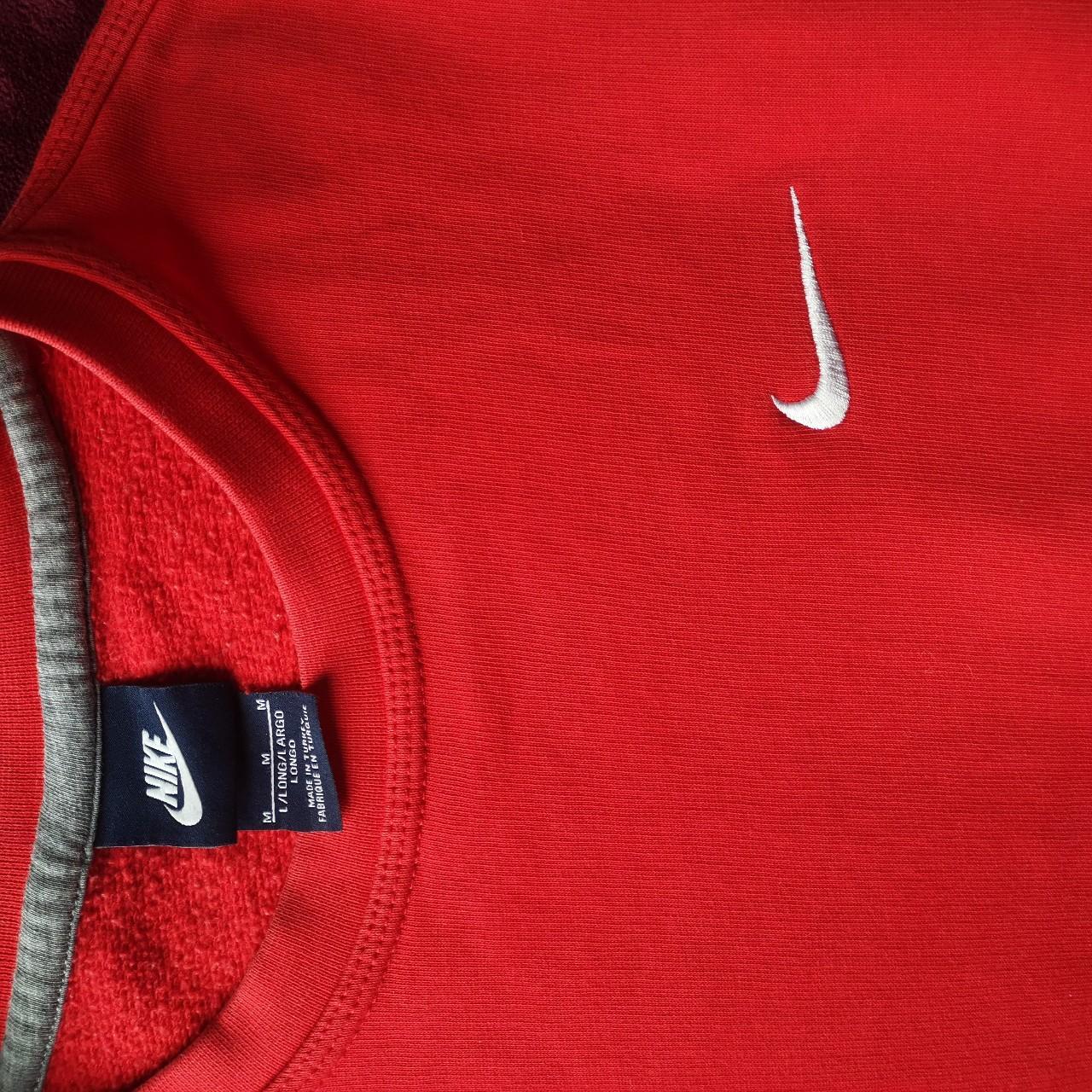 Nike Men's Red Jumper | Depop