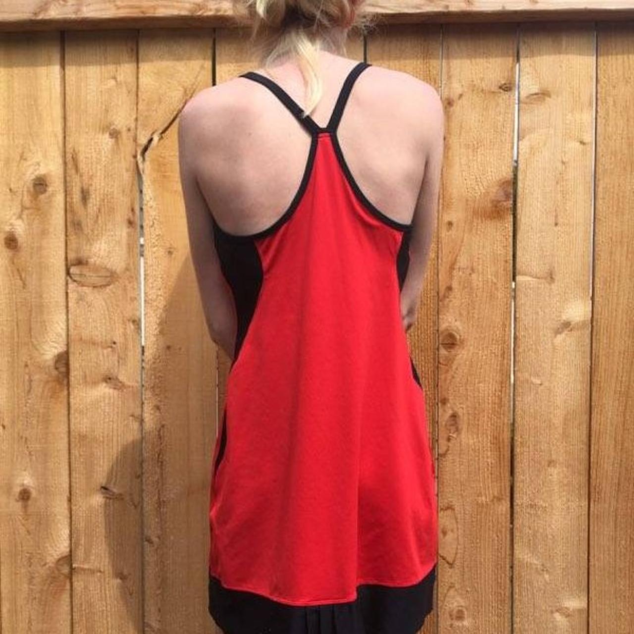 K Swiss tennis dress. Red and black racer back... Depop