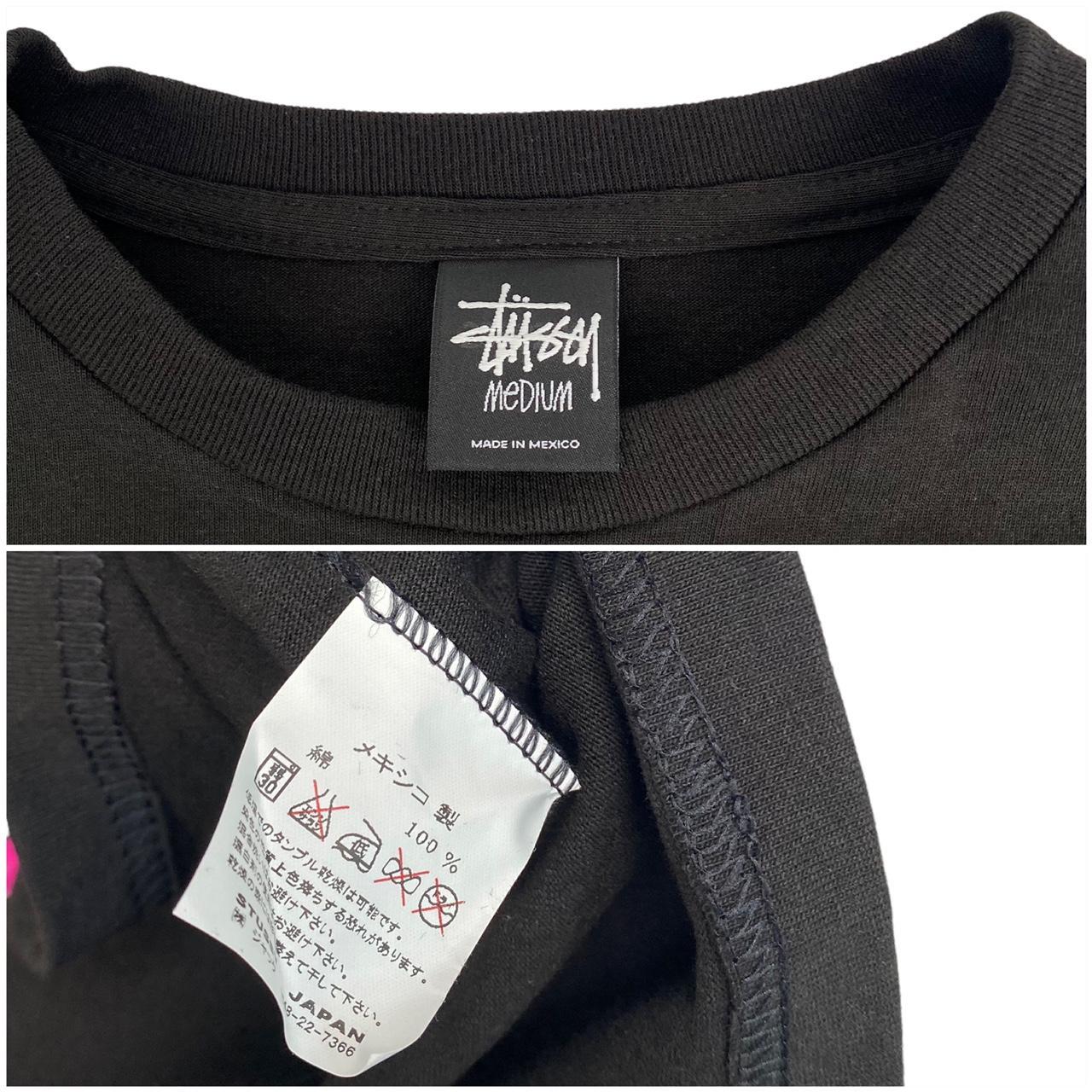 Stüssy Men's Black T-shirt | Depop