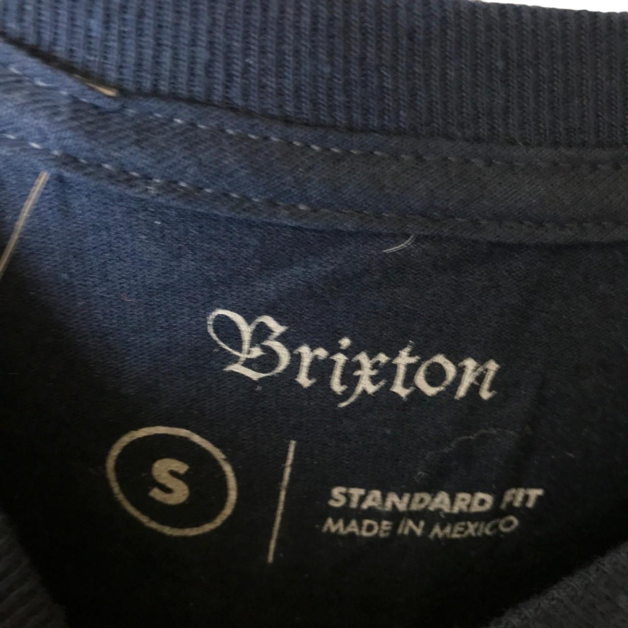 Brixton Men's Blue T-shirt (4)