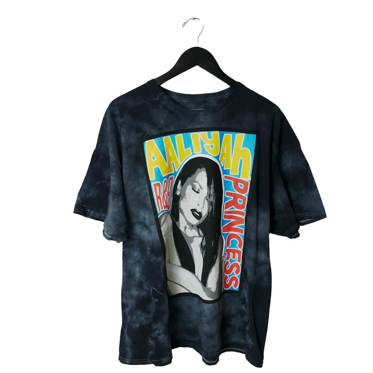 BRAND NEW Aaliyah Rap Tee T Shirt RnB Singer Tie Dye