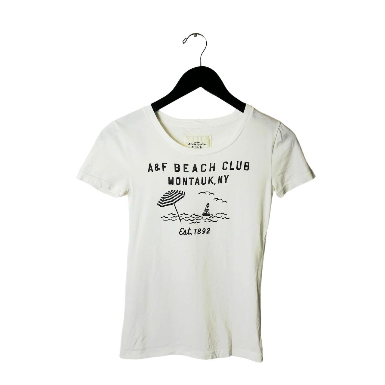 Abercrombie and fitch sales white t shirt