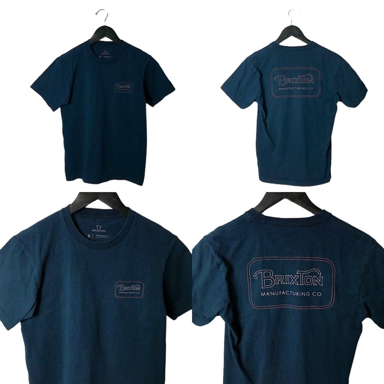 Brixton Men's Blue T-shirt