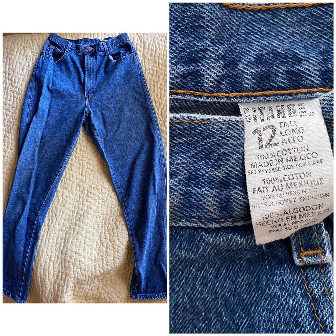 Vintage 80s/90s Gitano retro mom jeans, very... - Depop