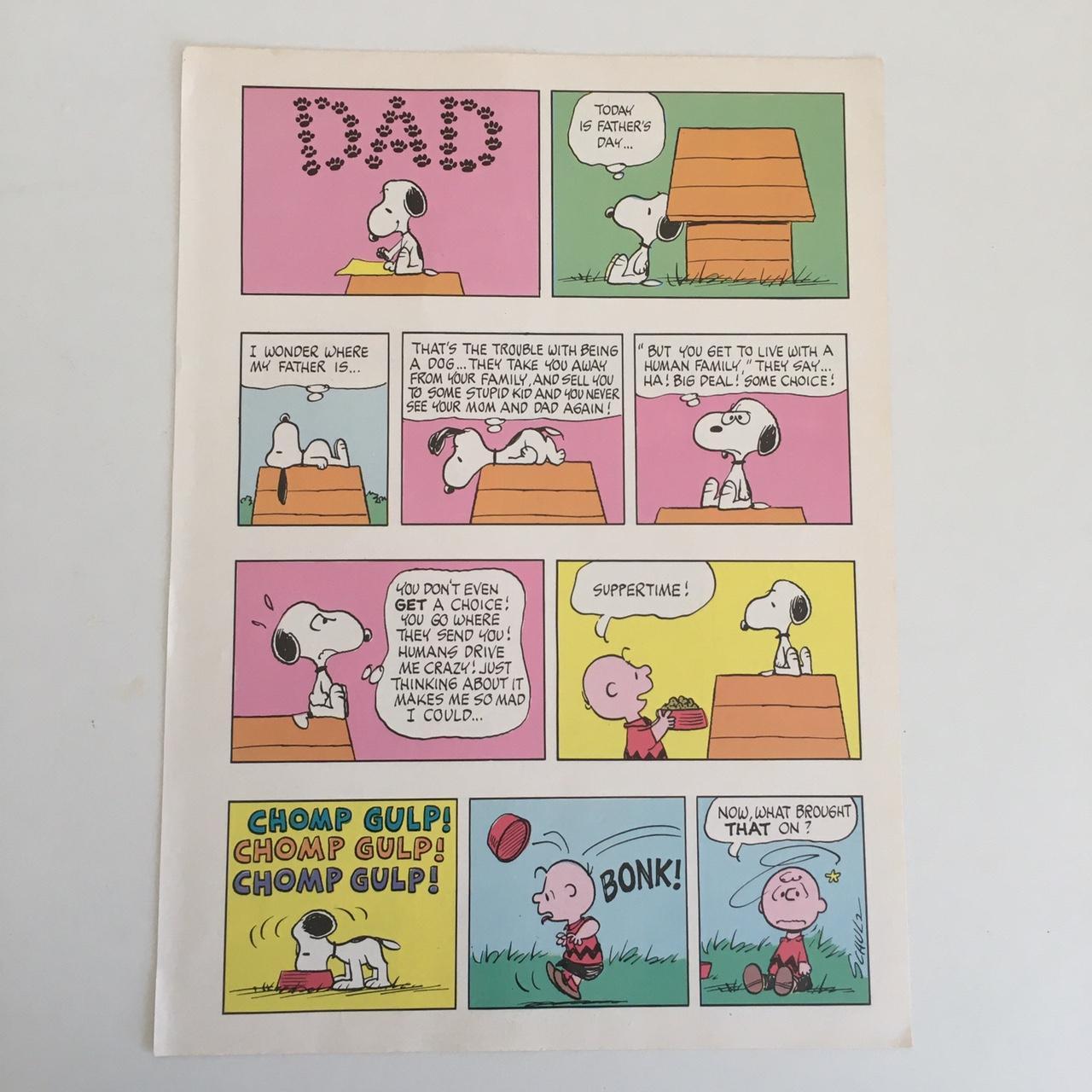 Adorable Snoopy comic book print. This print depicts... Depop