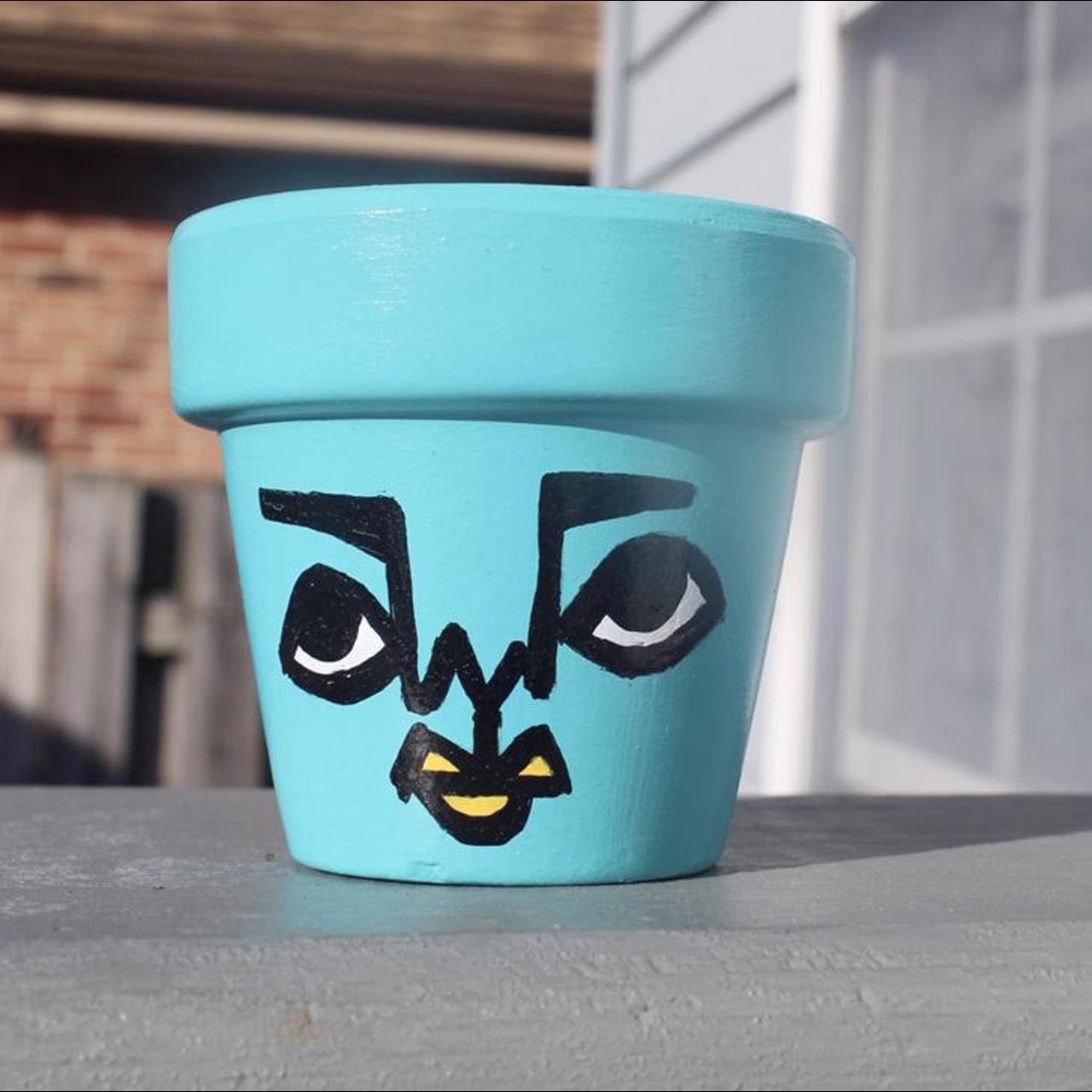 Face Painted Pot Painted By Me Shipping Is Depop   P0 