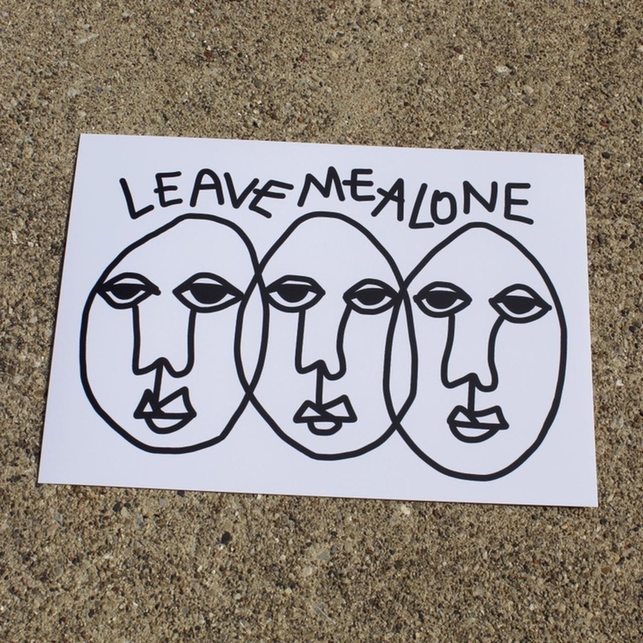 🥀 Leave me alone digital art print 🥀 •5x7 glossy... - Depop