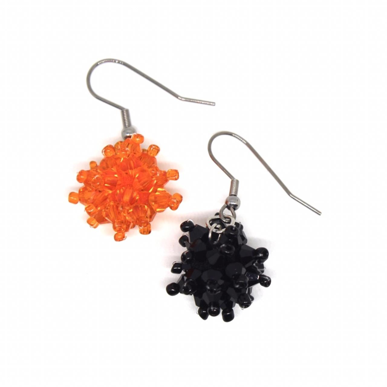 Handmade good Mismatched Beaded Earrings