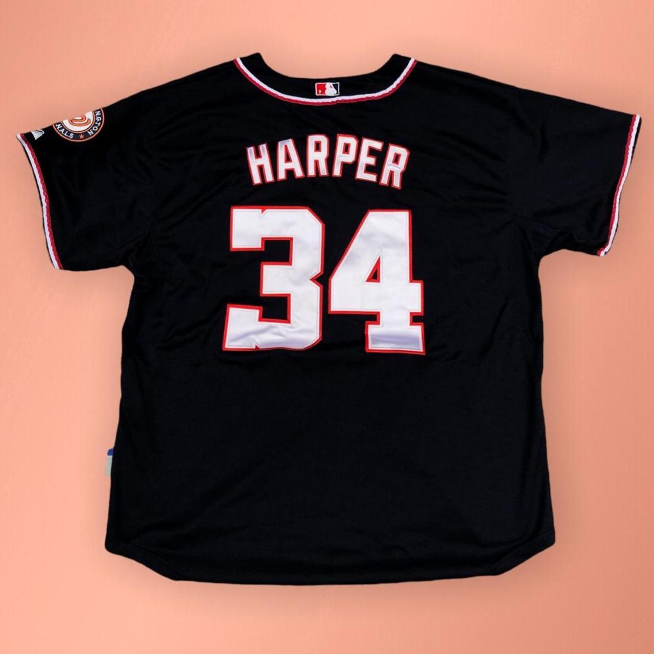 MAJESTIC MLB BRYCE HARPER WASHINGTON DC NATIONALS - Depop