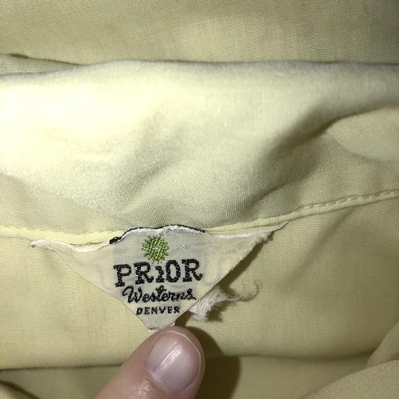 Women's Yellow and White Blouse (4)