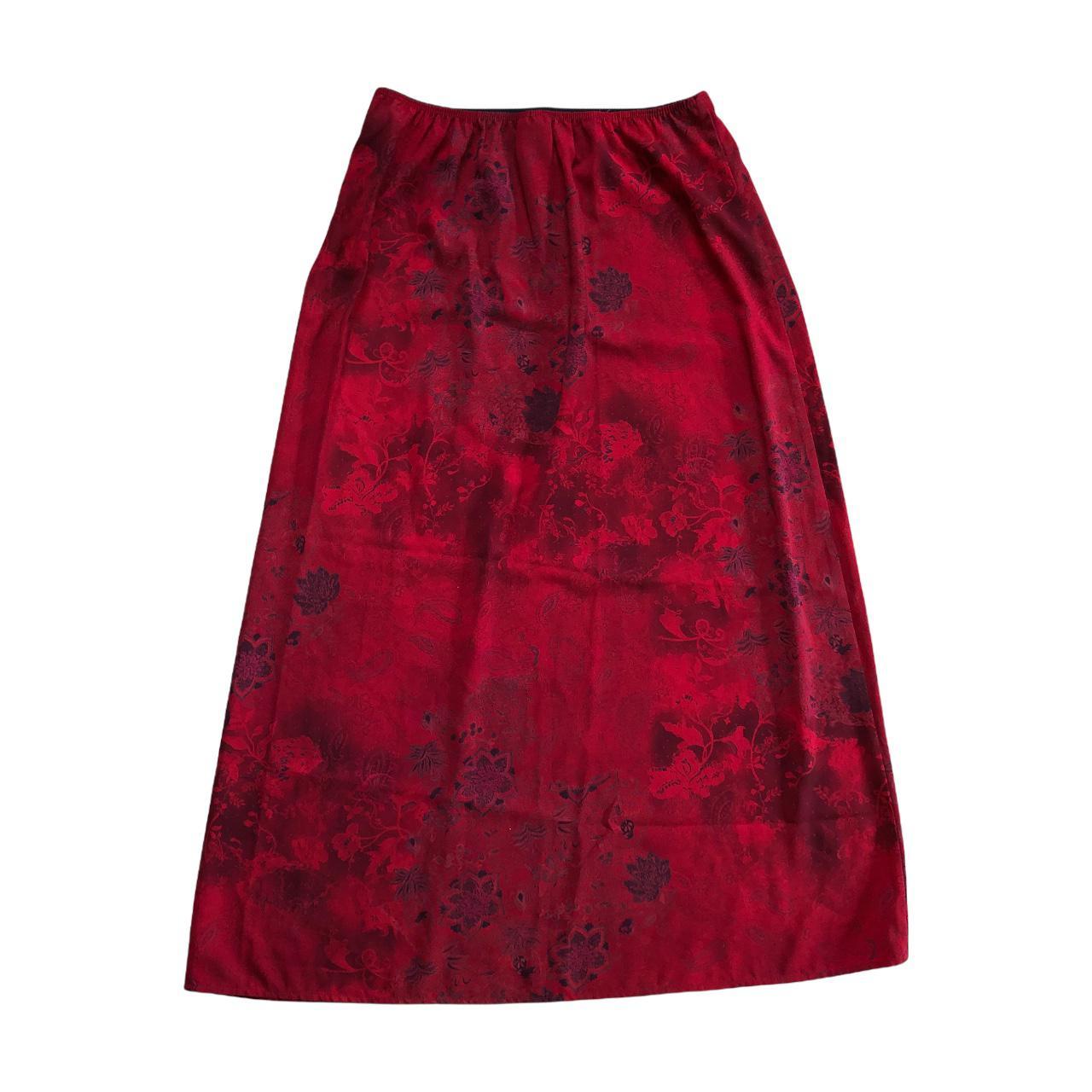 Women's Red and Black Skirt (2)