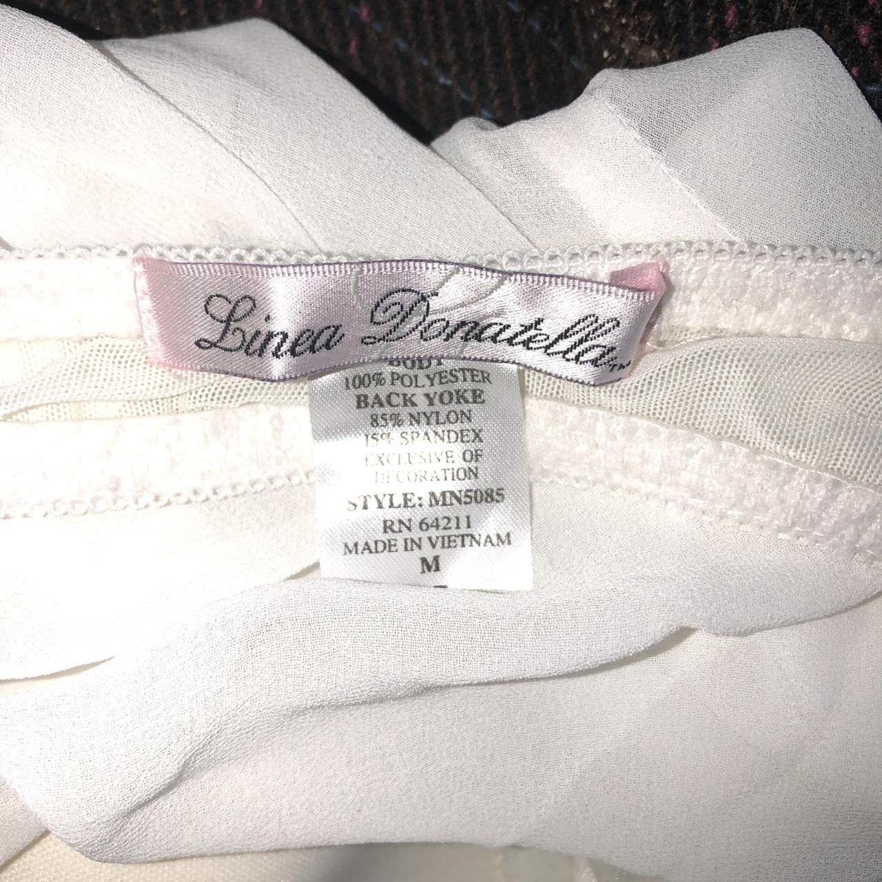 Linea Donatella Women's White and Cream Pajamas | Depop