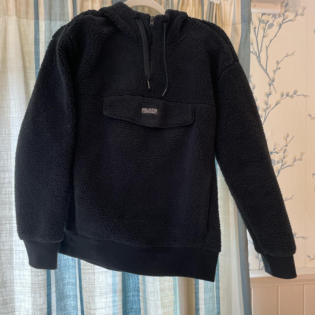 Hollister Co. Men's Black Hoodie | Depop