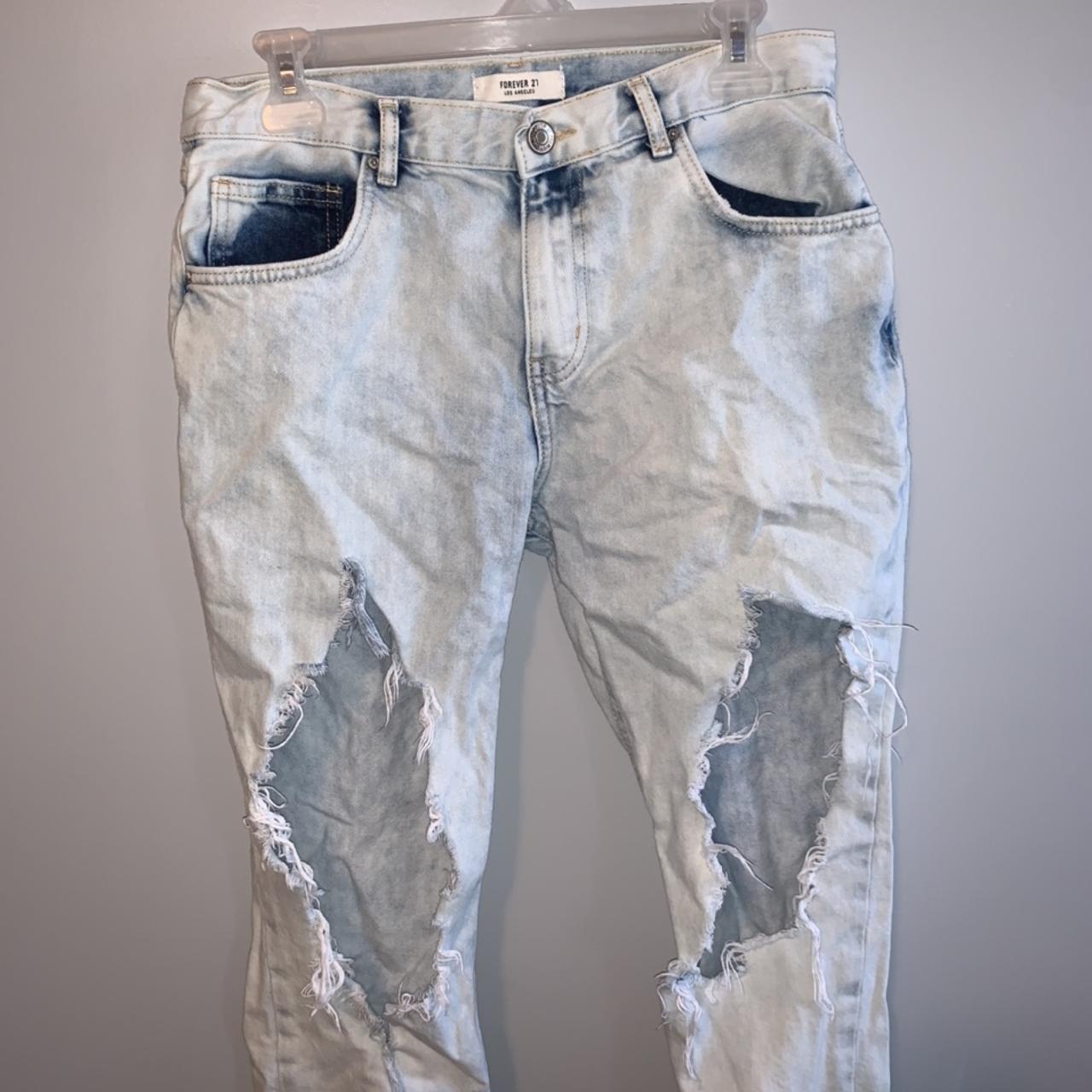 🌱 acid wash boyfriend Jeans 🌱 size: 27 inches, can... - Depop