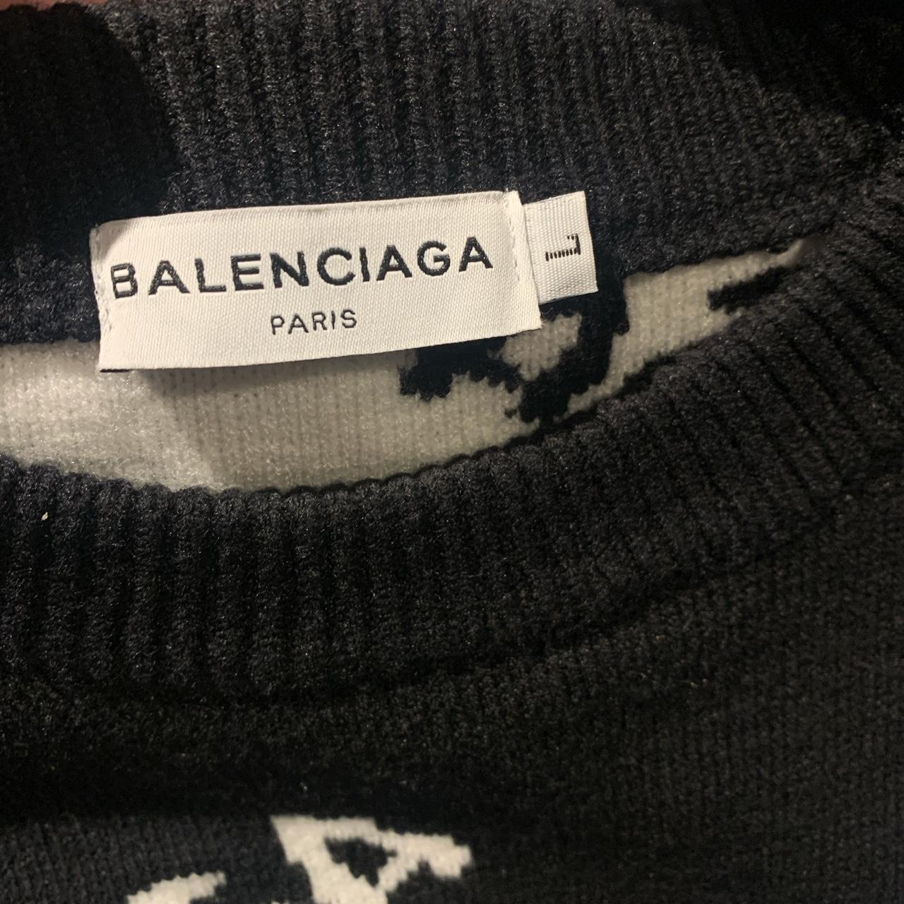 balenciaga white jumper