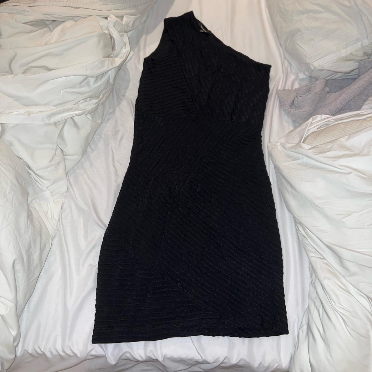 Product Image 1 - Black mini dress one shoulder