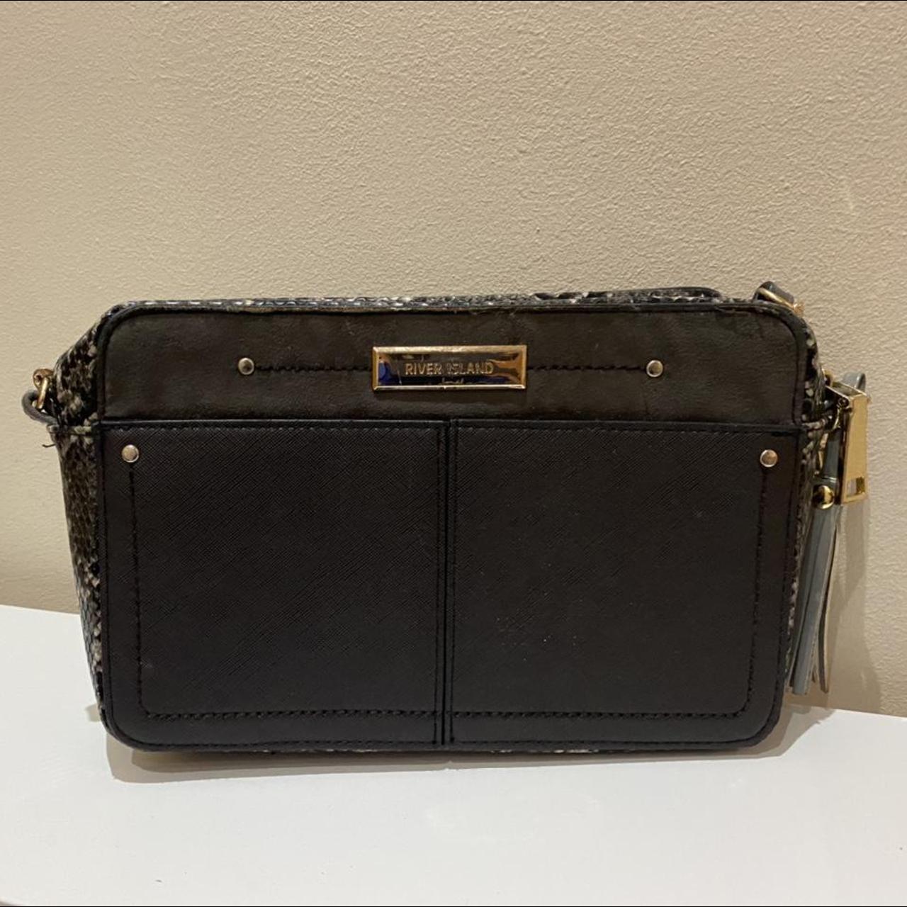 River island cross body bag Black River Island... Depop