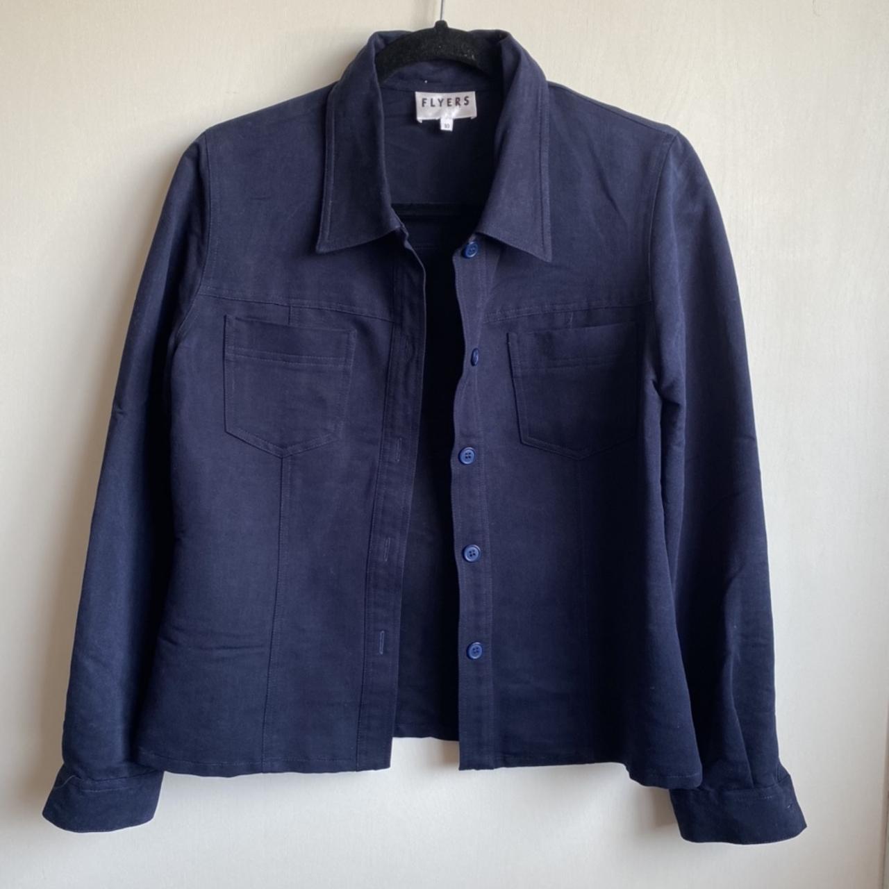 Product Image 1 - Navy blue button up shirt/very