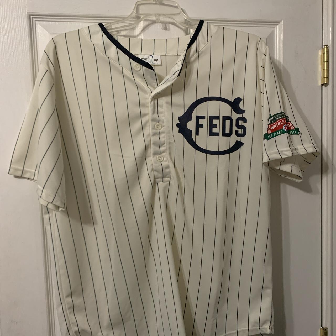 Chicago Cubs “FEDS” 1914-2014 Jersey men's size - Depop