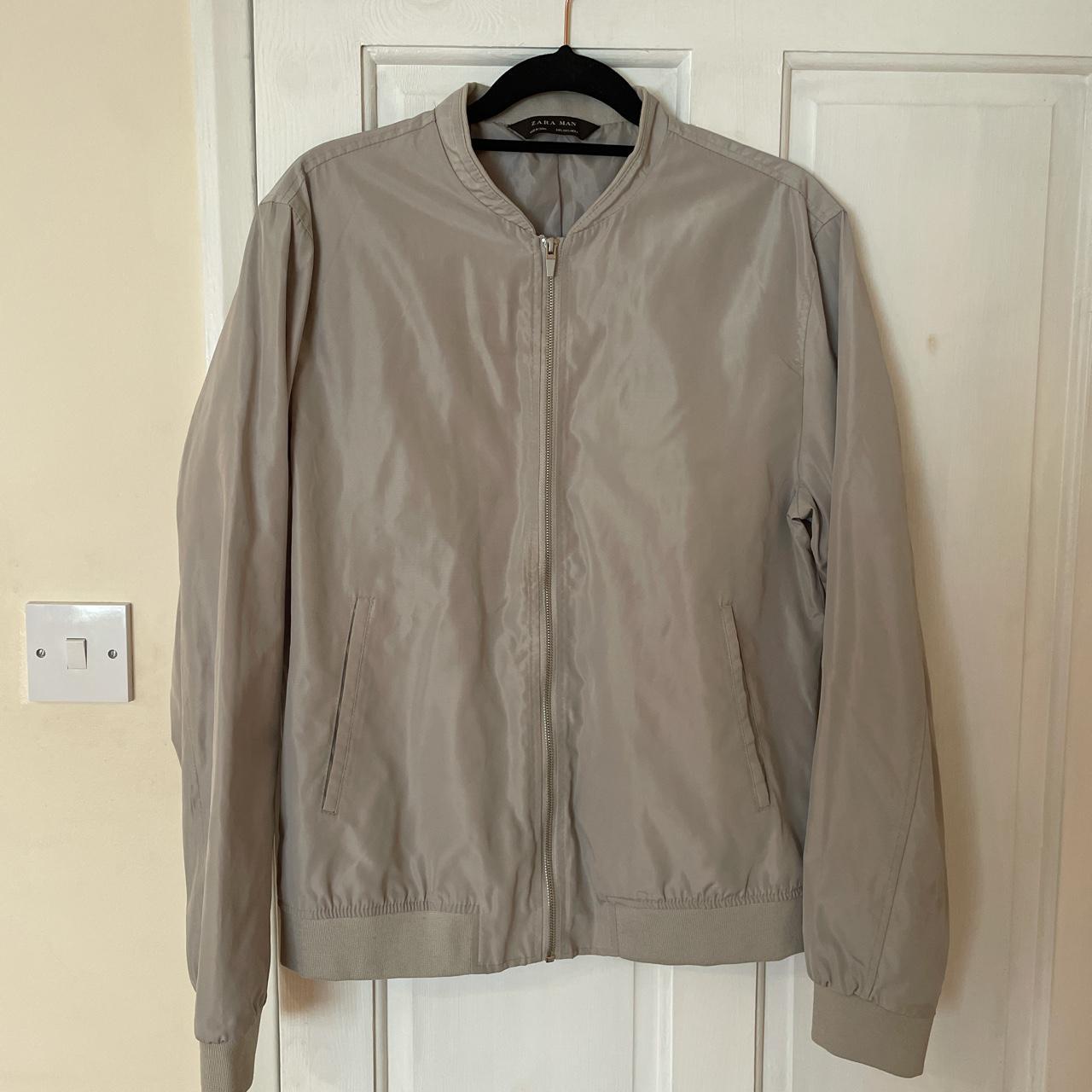Zara Men's Cream Jacket Depop