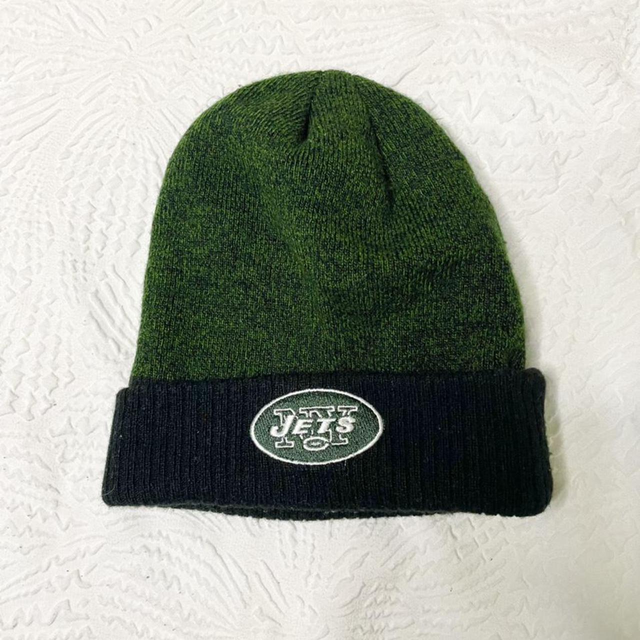 Jets beanie. NFL original Jets football team - Depop