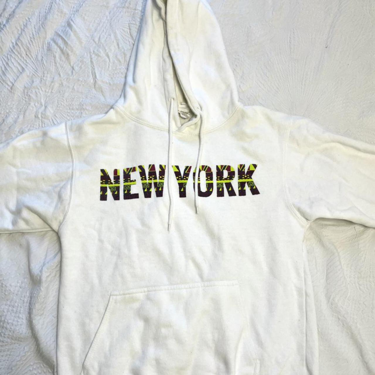 Product Image 2 - “New York” white hoodie. Unisex.