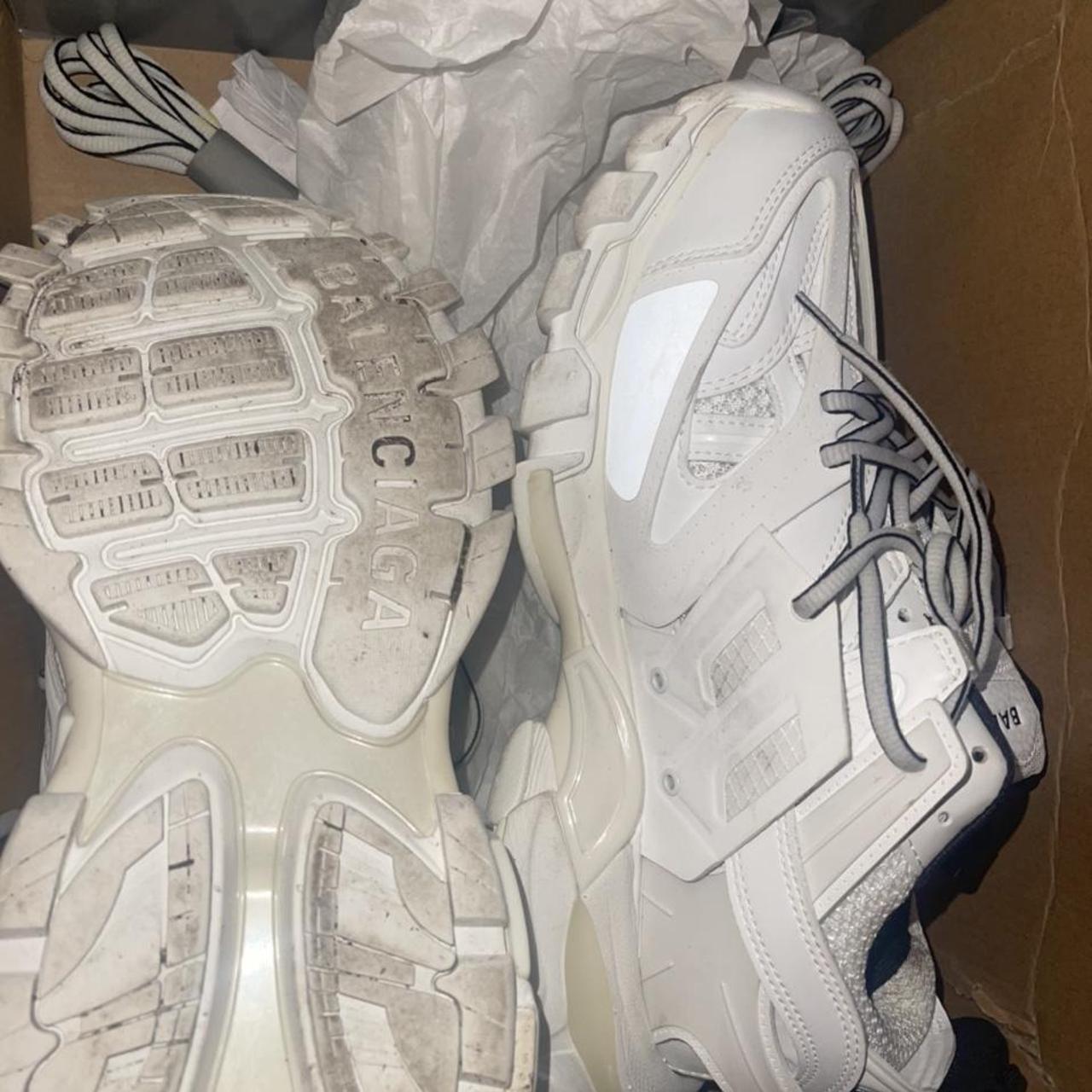 balenciaga track all white