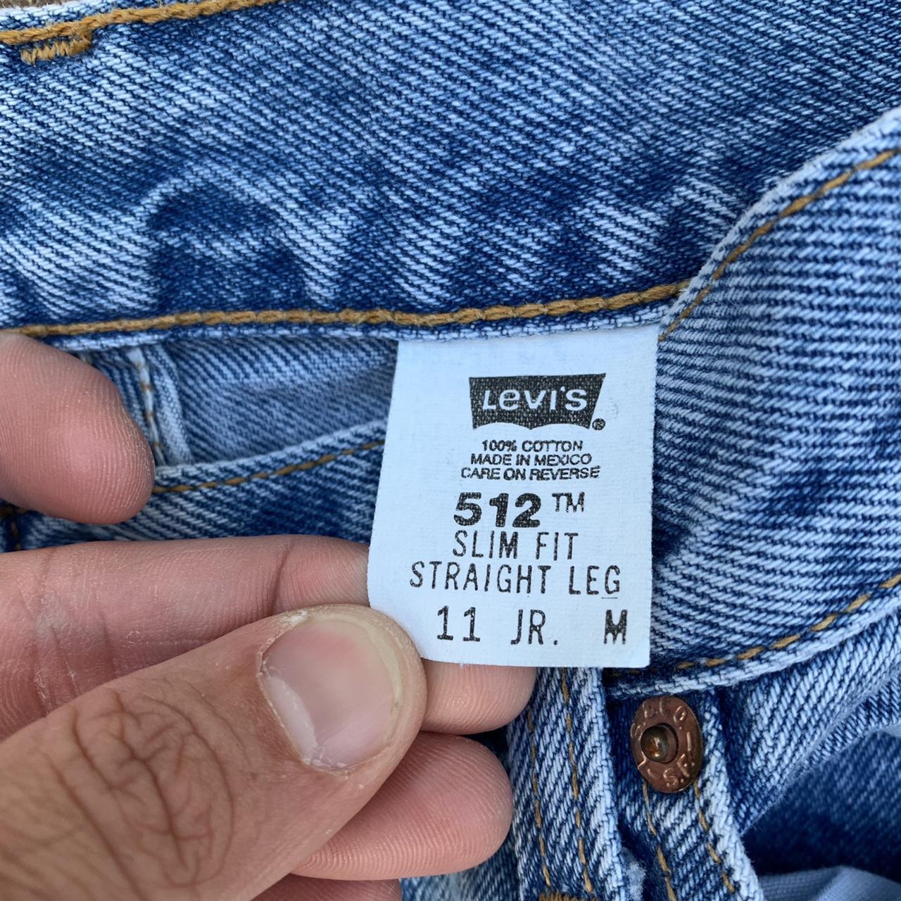 Levi's 512 slim fit straight outlet leg