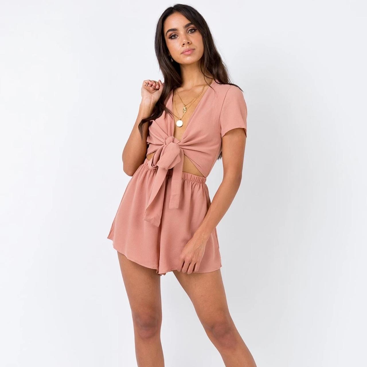 Princess Polly romper the cutest pinkish color easy... - Depop