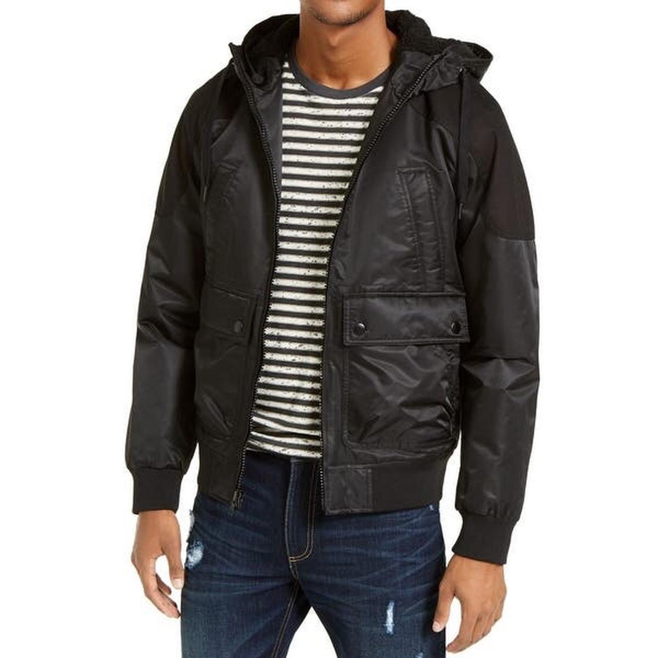 american rag black bomber jacket