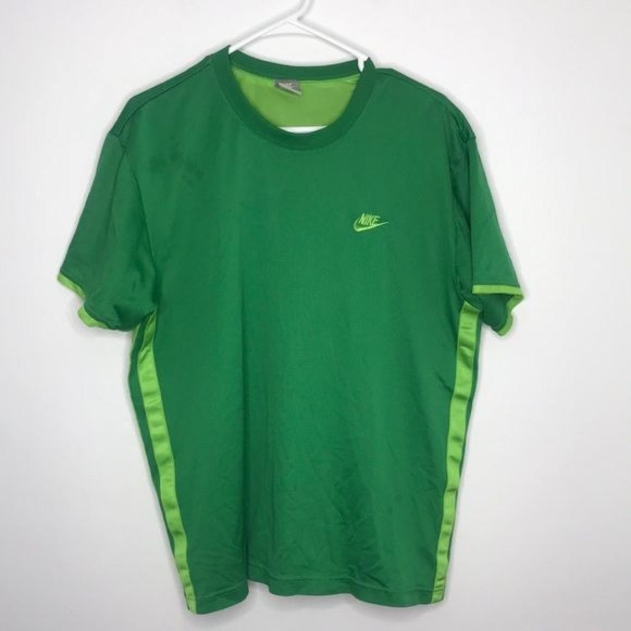 Nike Green Jersey TShirt Size XL Color is a shade... Depop