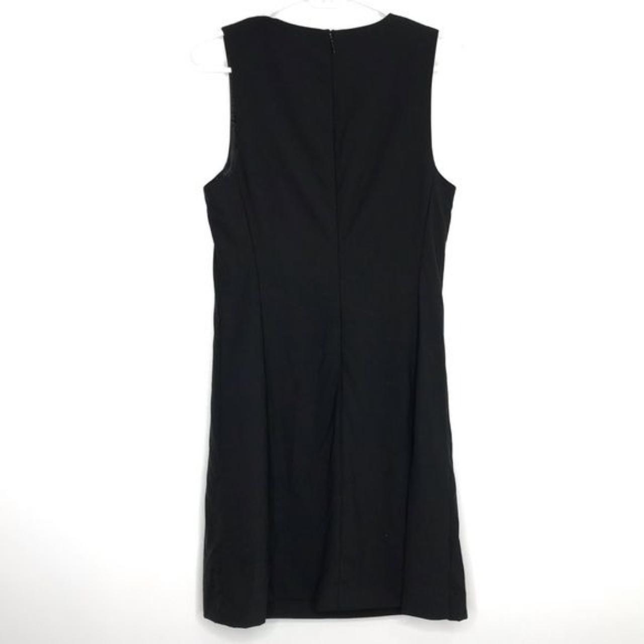 Theory Sleeveless Pleated Sheath Dress Size 6 Color... Depop