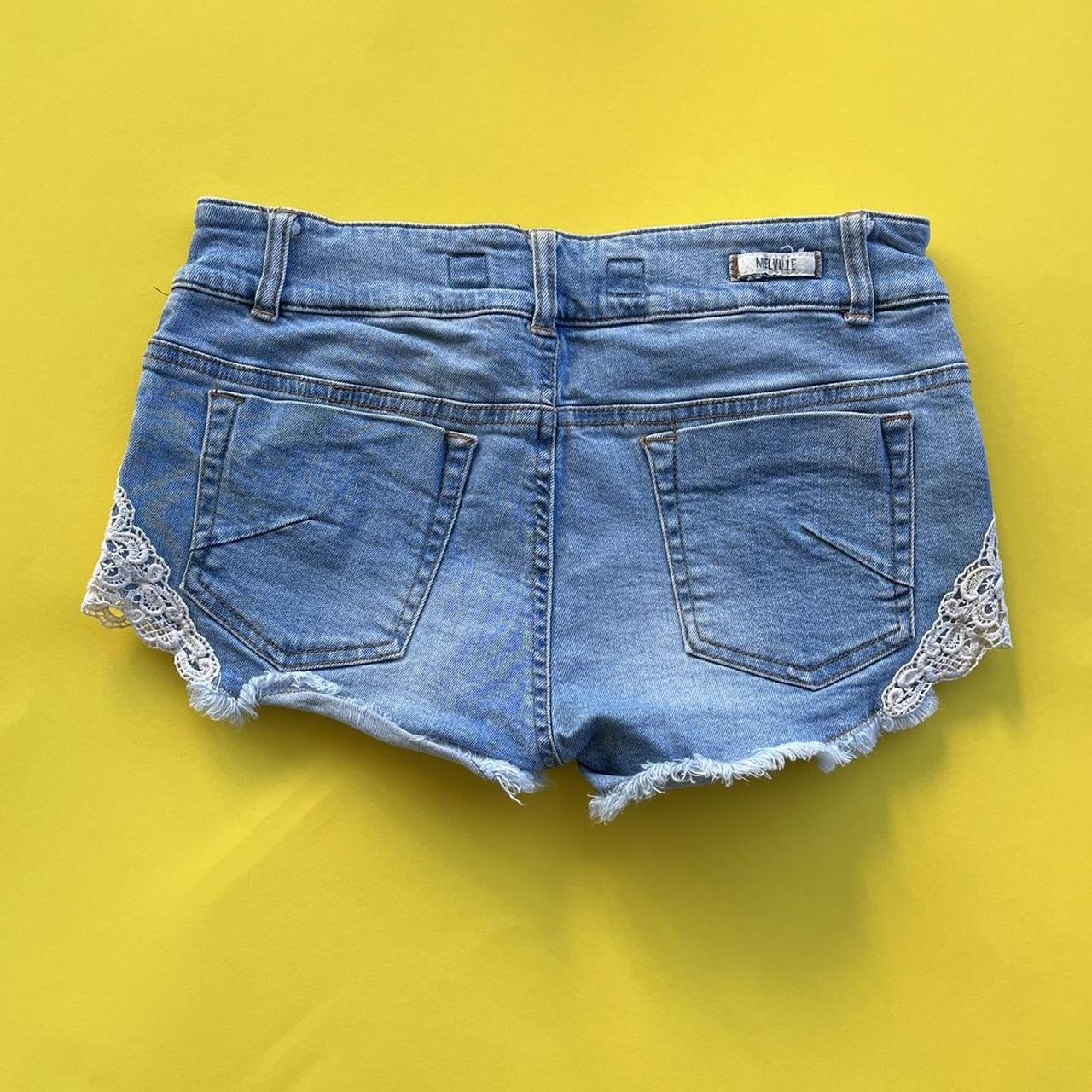 Brandy Melville Low Rise Light Blue Denim Booty Depop brandy-melville-low-rise-light-blue-denim-booty-depop