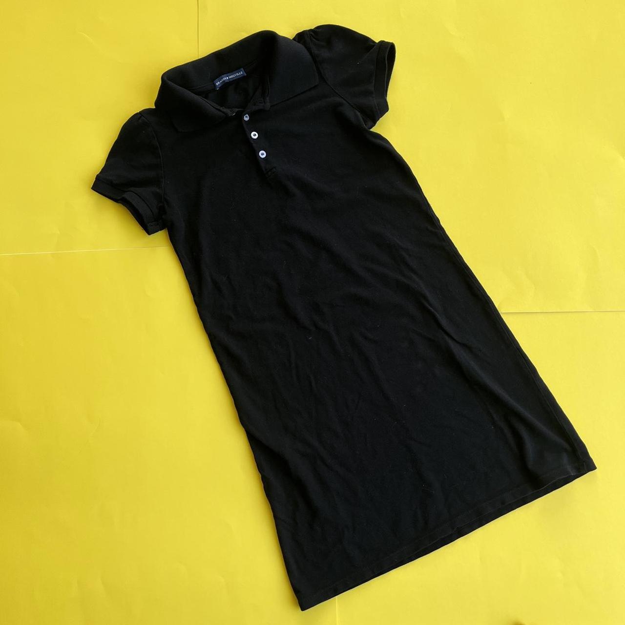 Brandy Melville Caroline Polo Dress in Black (New... Depop