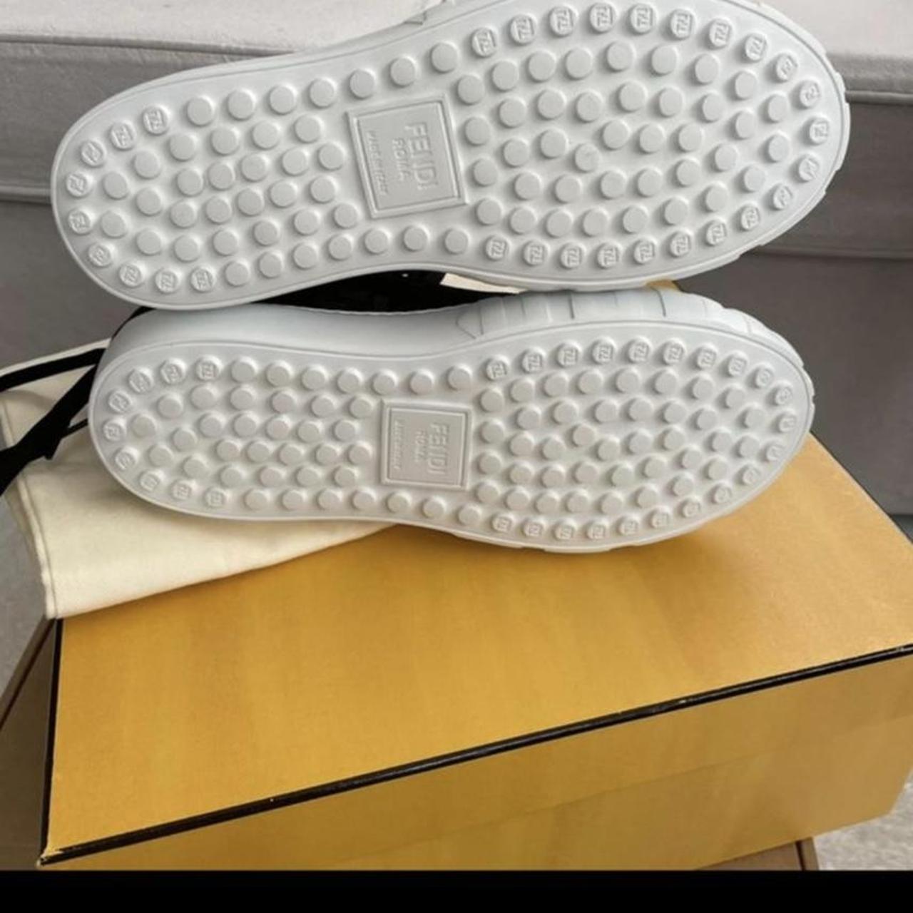 womens white fendi trainers