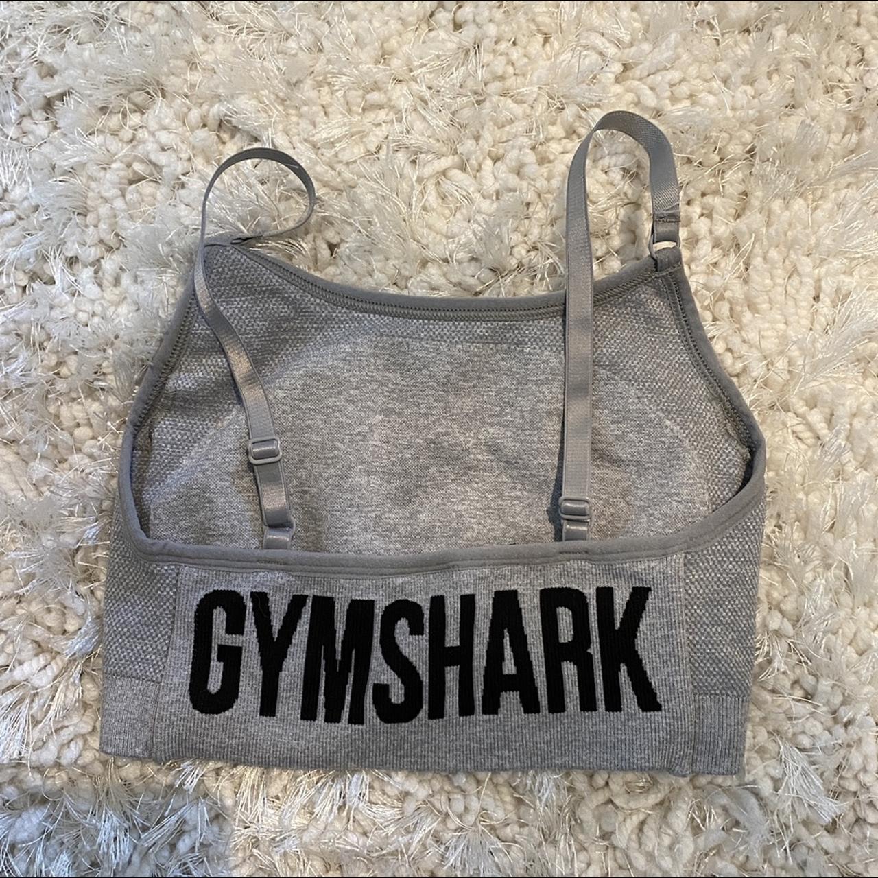 Gymshark flex strappy black sports bra Worn once, - Depop