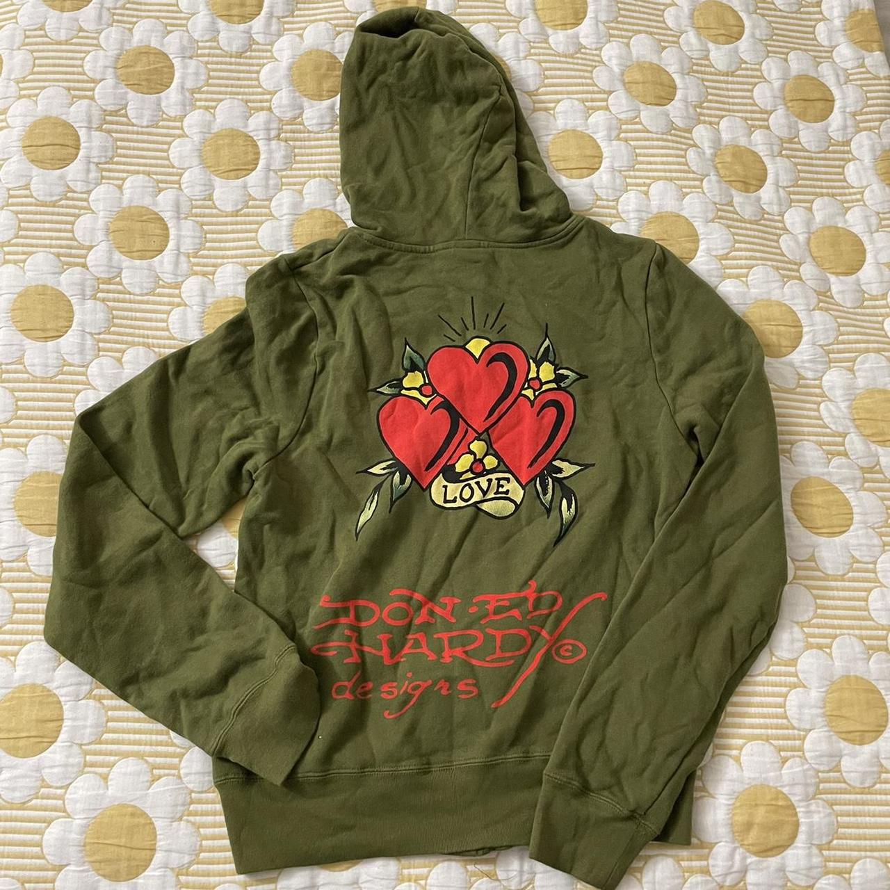 ed hardy zip up hoodie