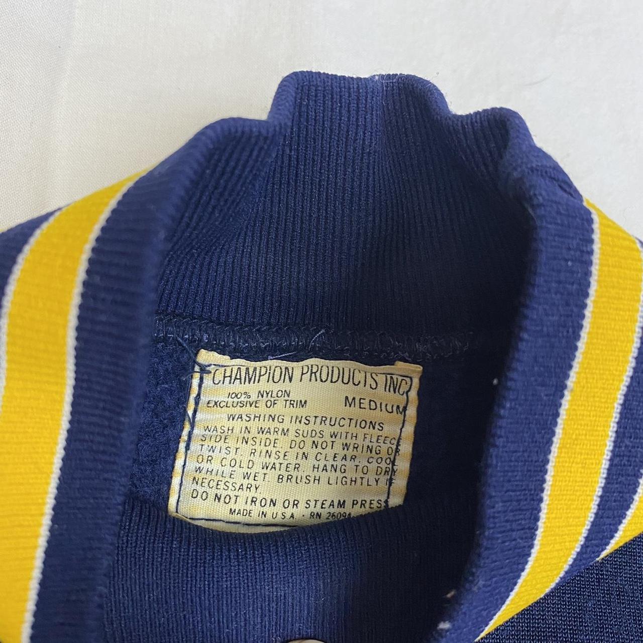 Vintage 1960s champion navy crewneck sweatshirt... - Depop