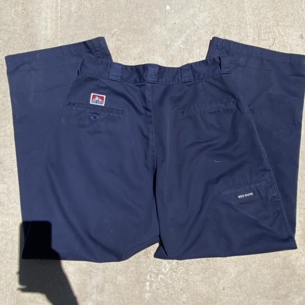Vintage Ben Davis navy blue pants Rare white tag... Depop