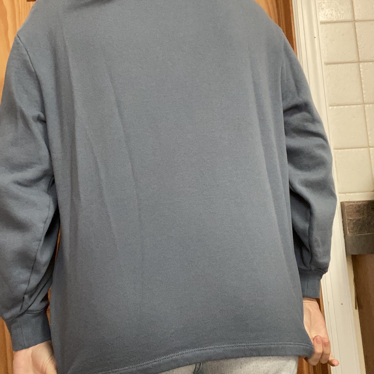 vans floral crewneck long sleeve warm and cozy blue... Depop