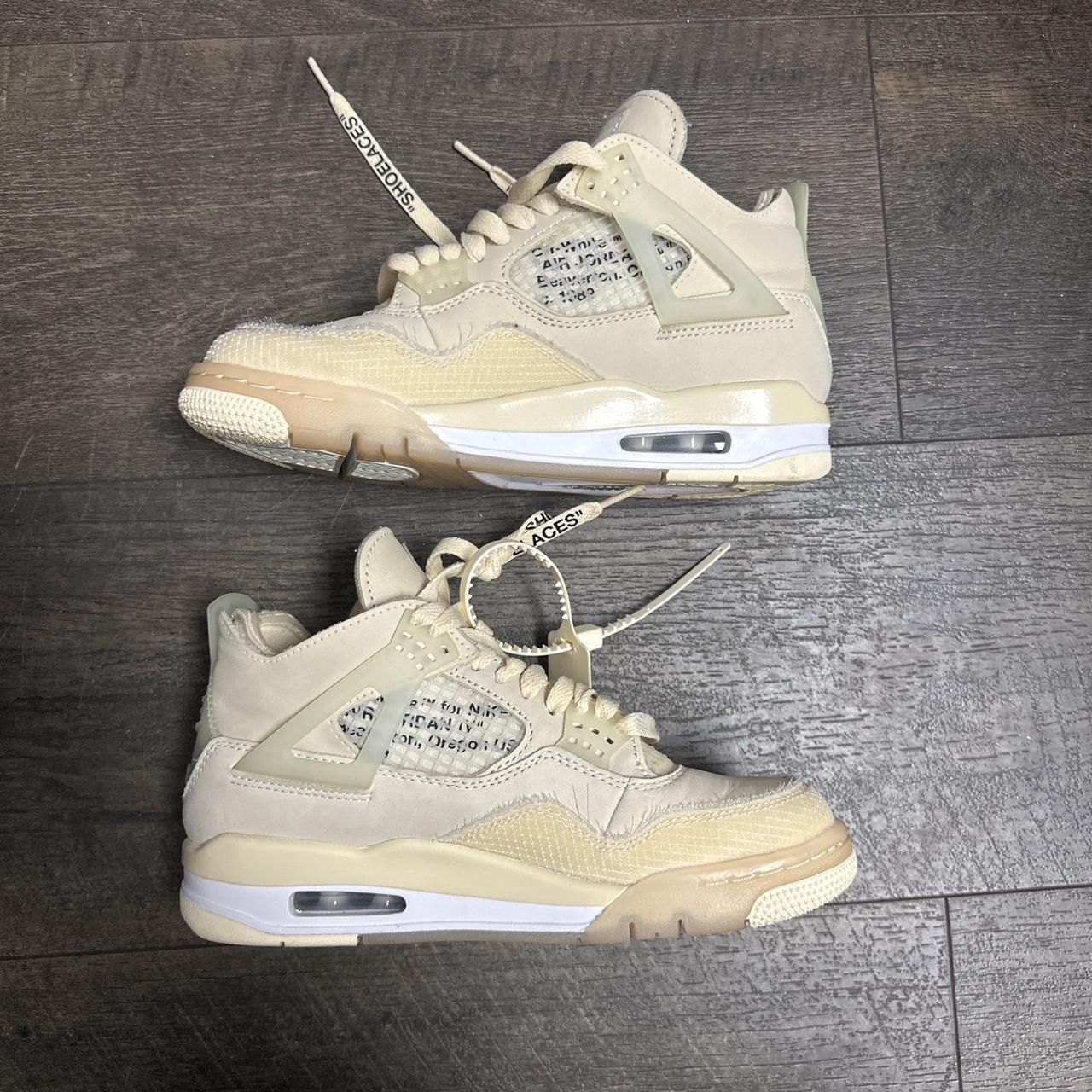 WMNS JORDAN 4 OFF WHITE SAILS. IN GREAT CONDITION.... - Depop