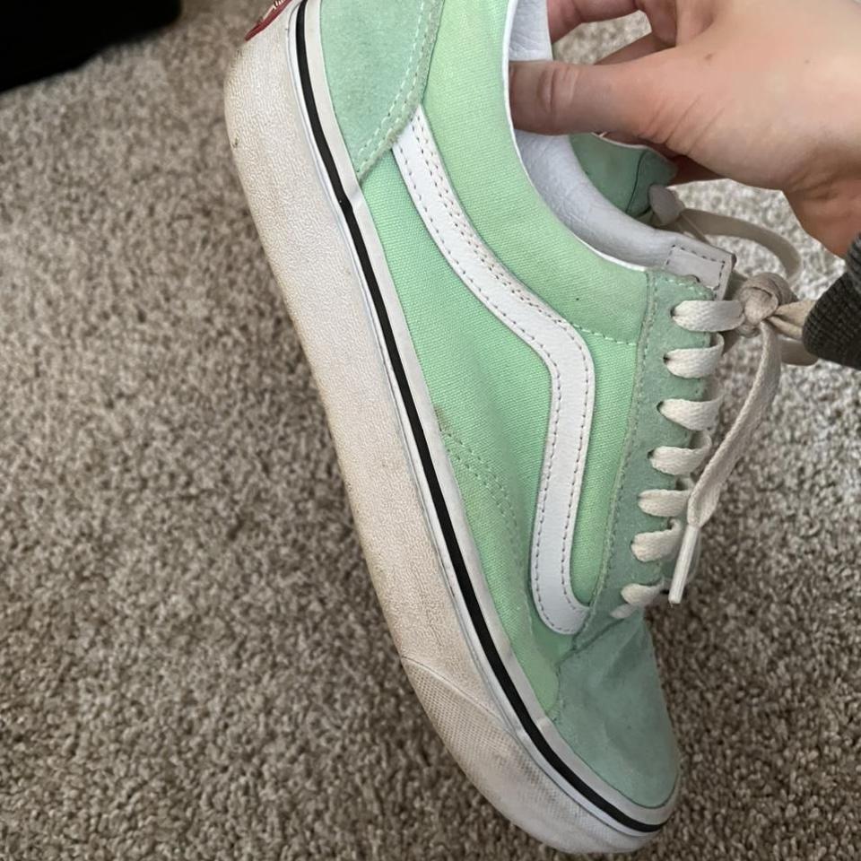 Grey and mint green on sale vans