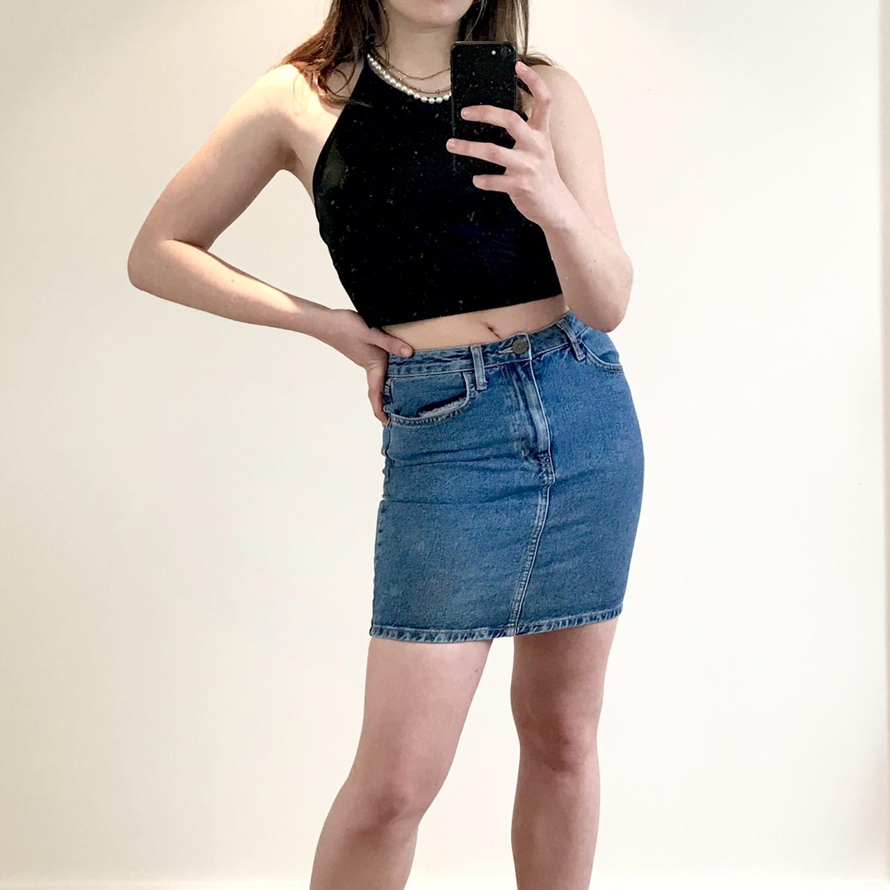 Urban Outfitter Bdg Denim Skirt Lovely Mini Skirt Depop