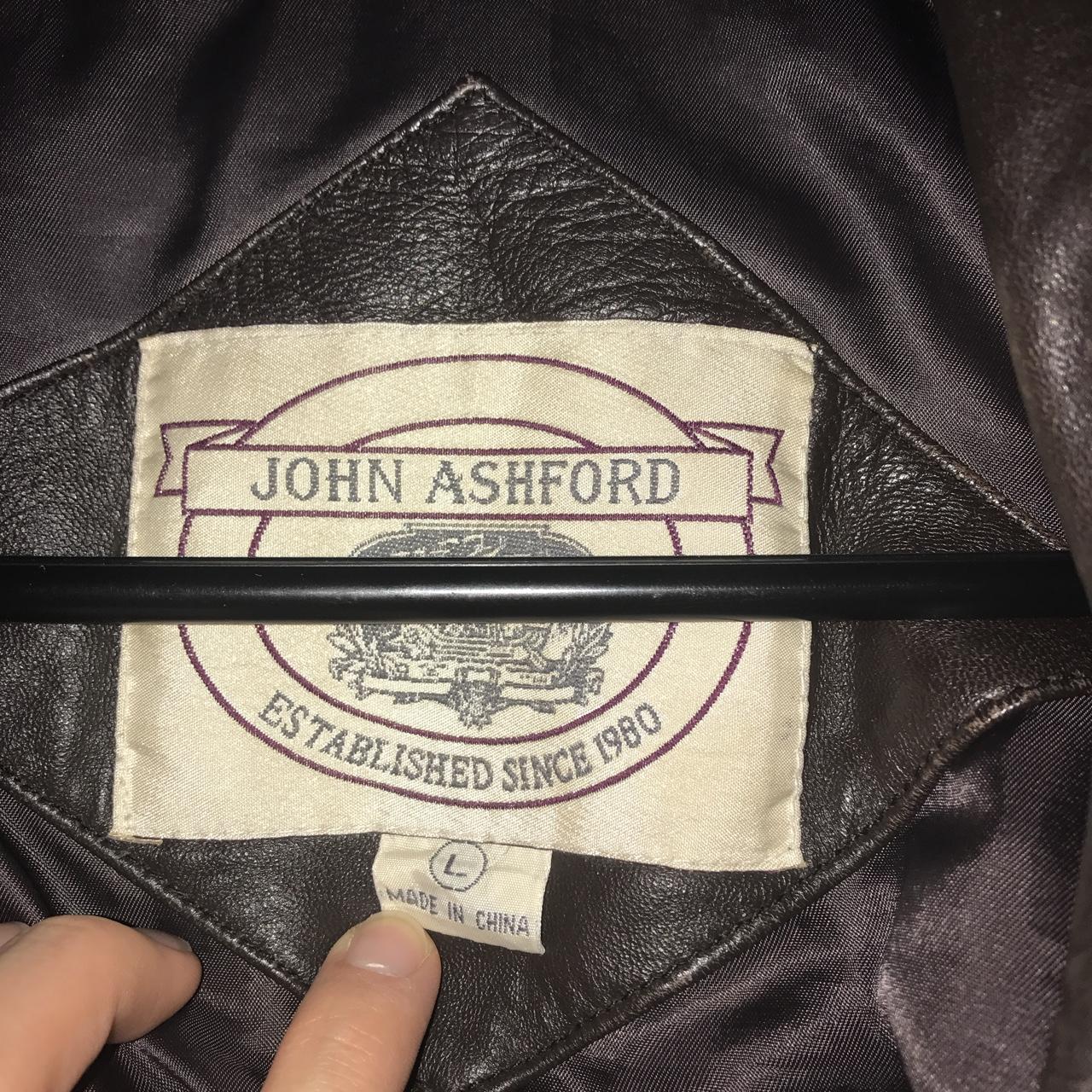 John ashford Leather Jacket XL Zip (AK) | eBay