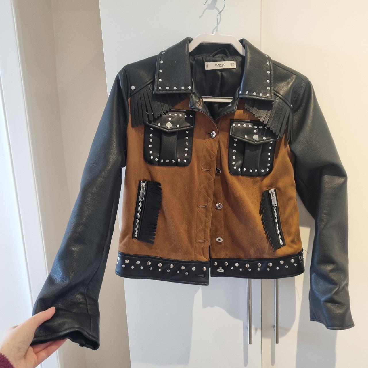 mango fringe jacket