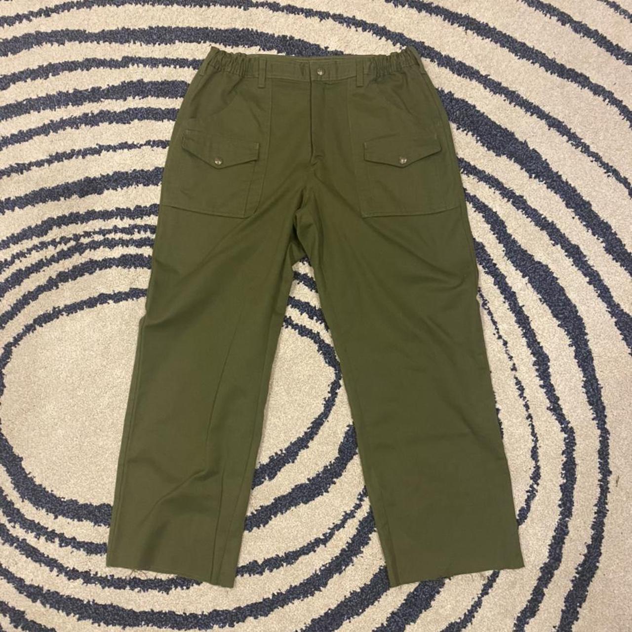 Vintage army green pants! Tagged 34x34. DM for any... - Depop