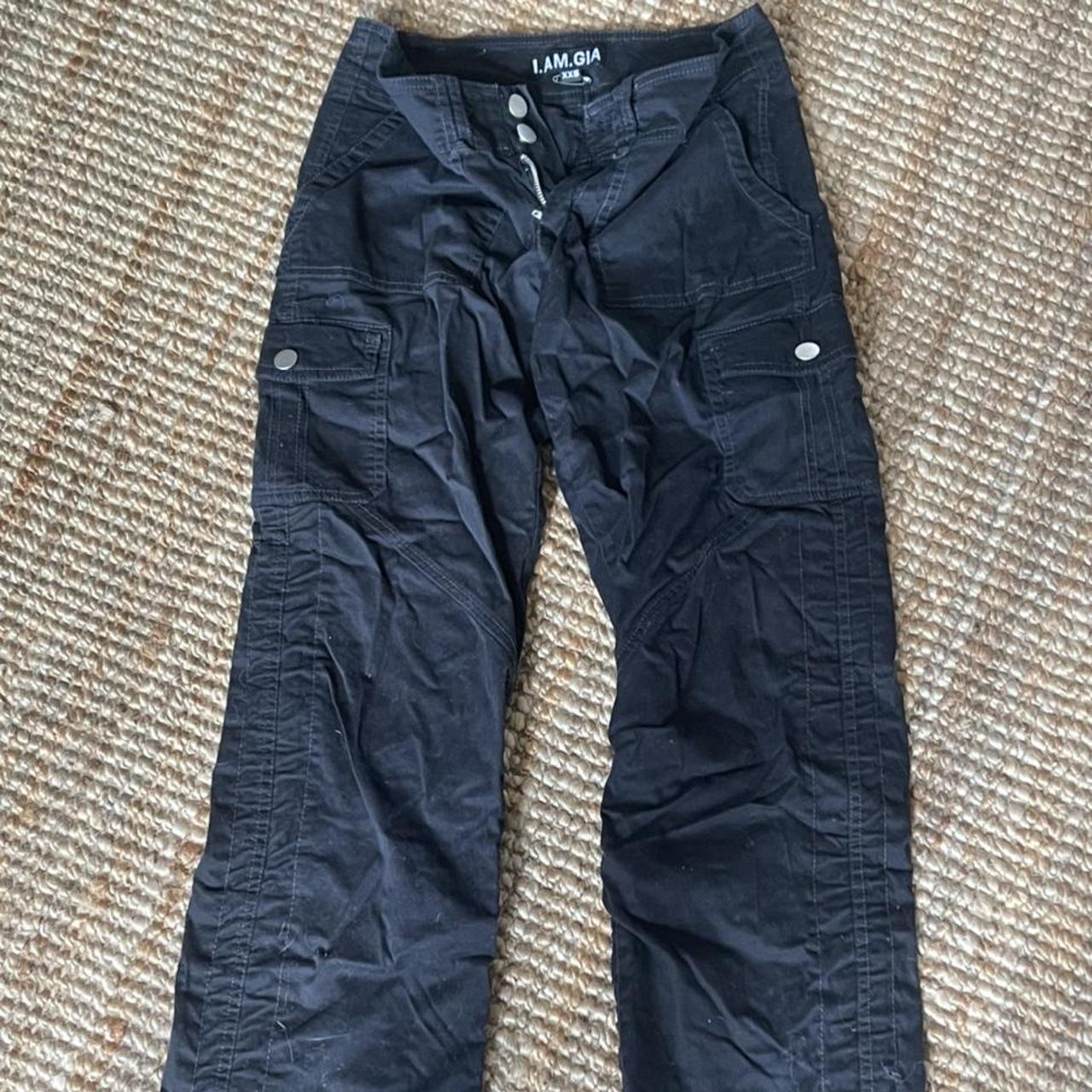 IAMGIA Black Ryder Cargo Pants Highly sought out In... - Depop
