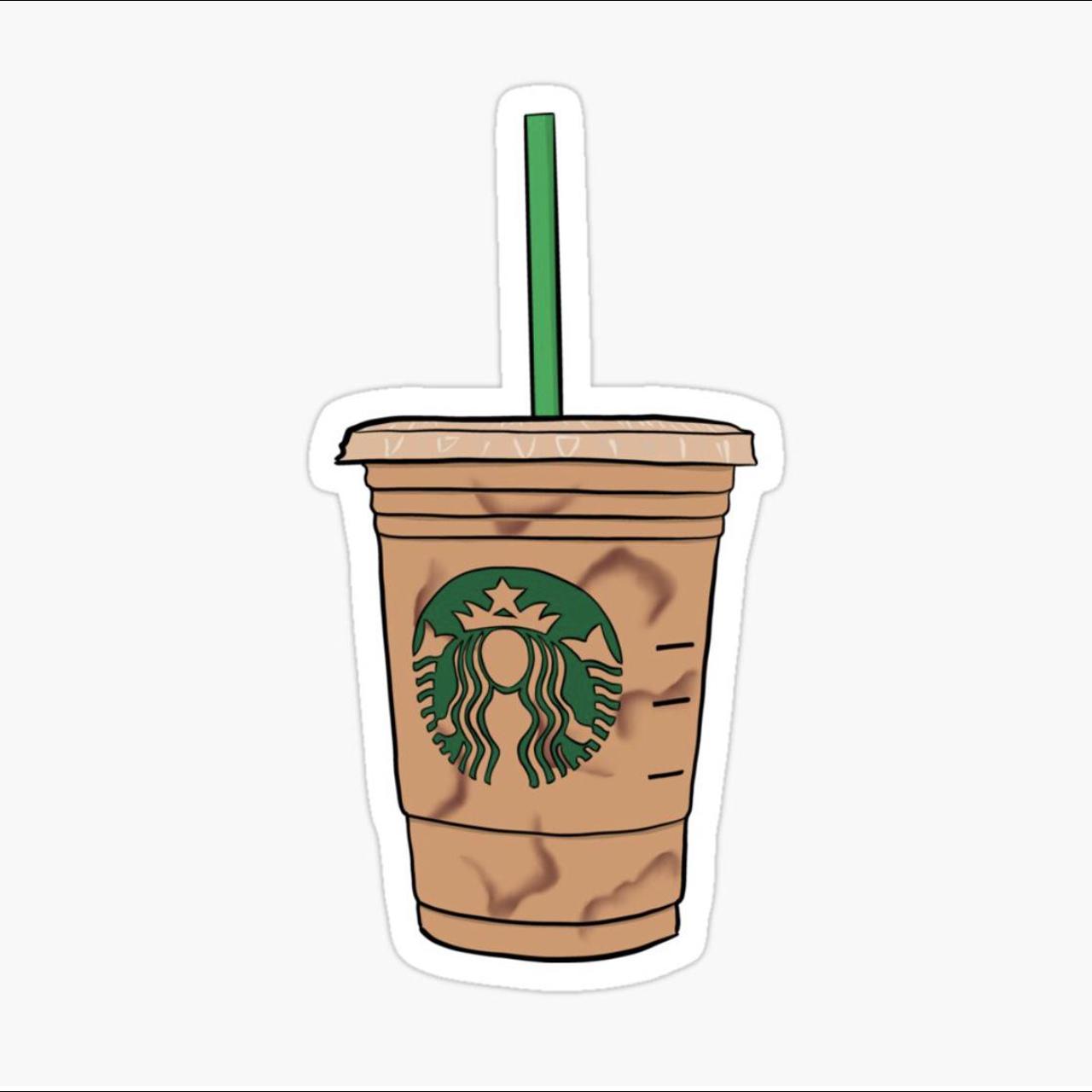 Starbucks Stickers Set of 8 ☕️ Quirky and cute hand - Depop